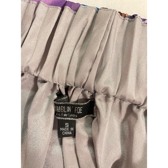 Fumblin' Foe Paris Italy London  High Low Skirt Small - Picture 5 of 6